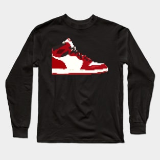 AIR JORDAN I RETRO PIXELATED ART SHOE COLLECTION Long Sleeve T-Shirt